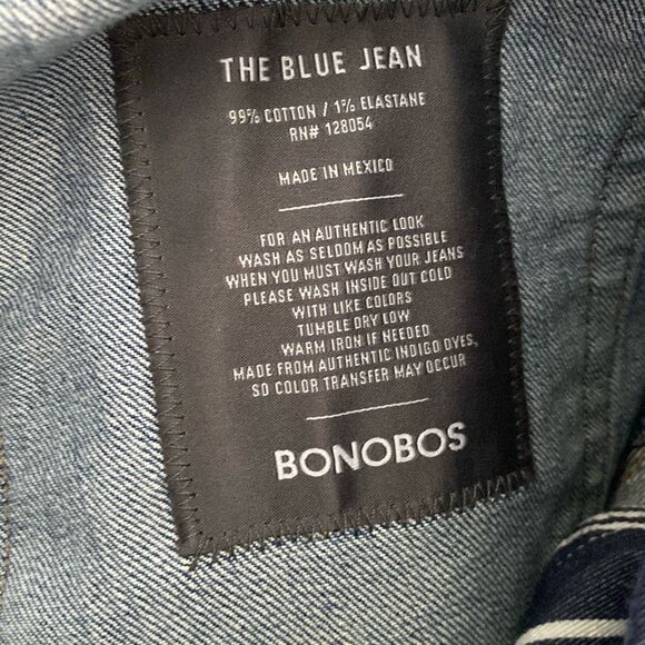 Bonobos Men's Slim Jeans Light Wash‎ Distressed 29x32 - Picture 11 of 11